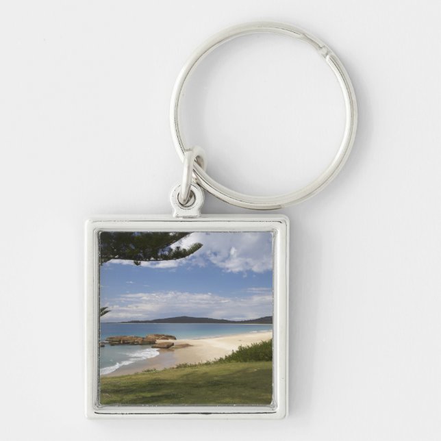 Beach, South West Rocks, New South Wales, Keychain (Front)