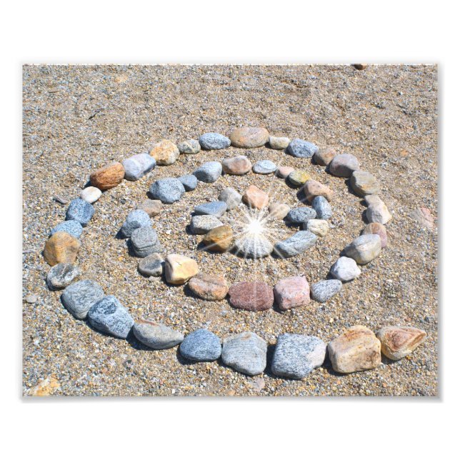 Beach Spiral Photo Print (Front)