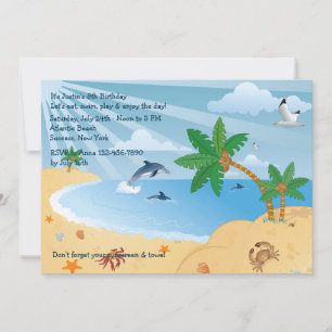 Beach Spot Invitation