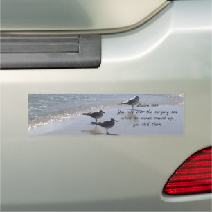Beach Square Sticker Car Magnet