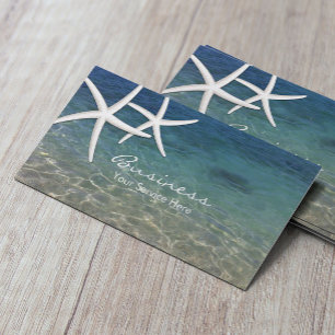 Beach & Starfish Beauty Salon Business Card