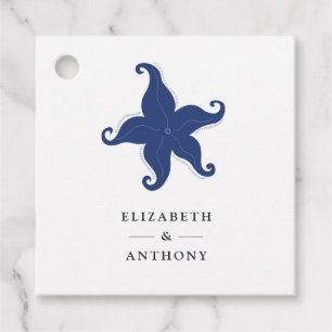 Beach Starfish Favor Tags