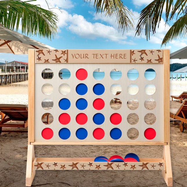 Beach Starfish Personalized Fast Four (Creator Uploaded)