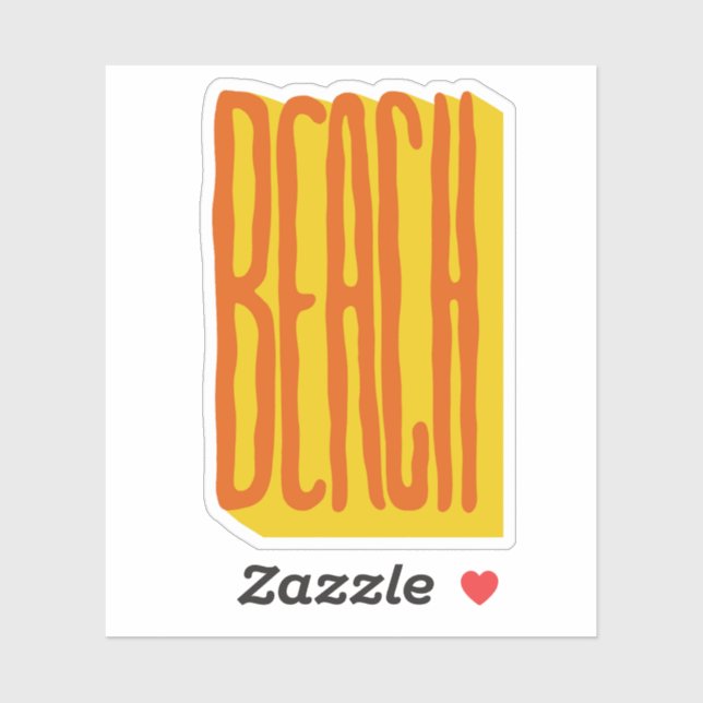 Beach Sticker (Sheet)