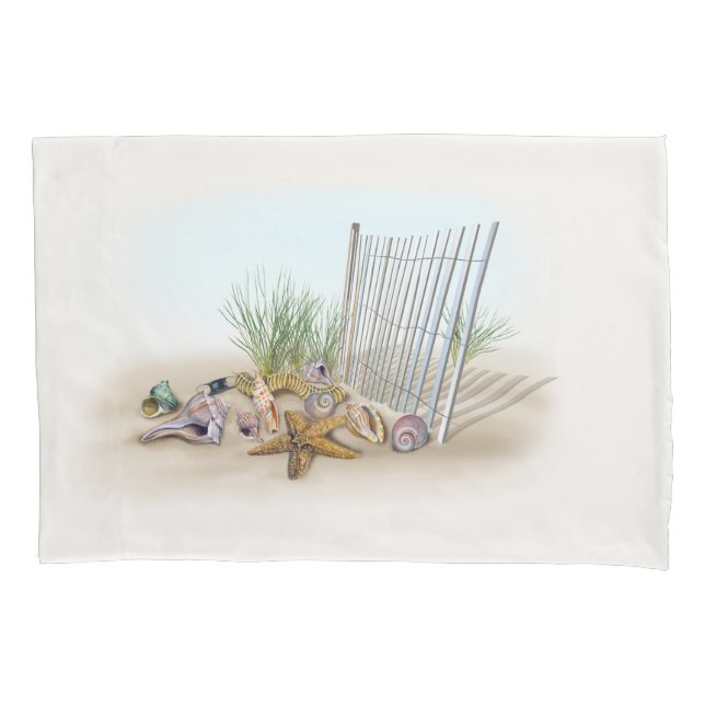 Beach Stillife Pillow Case (Front)
