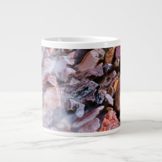 Beach Stones at Lake Superior Shore Large Coffee Mug