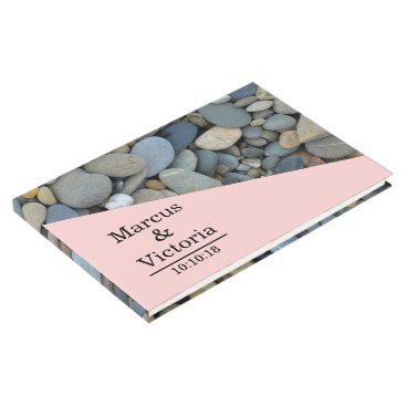 Beach Stones Pebbles Wedding Guest Book Beach Stones Pebbles Wedding Guest Book