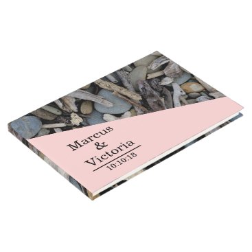 Beach Stones Pebbles Wedding Guest Book Beach Stones Pebbles Wedding Guest Book