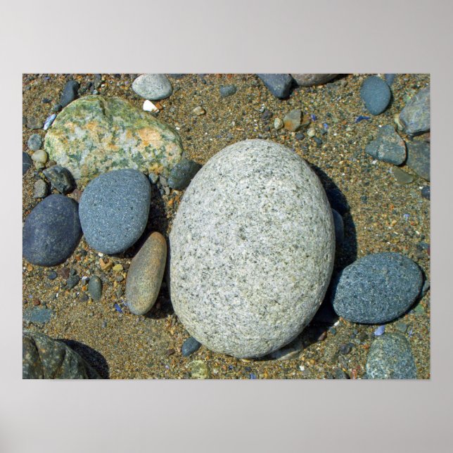 Beach Stones Poster (Front)