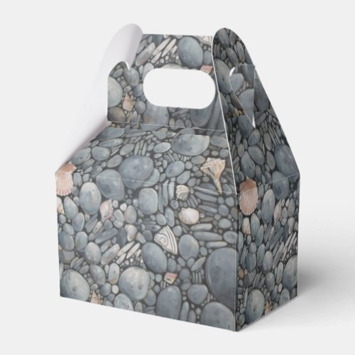 Beach Stones Shells Pebbles Rocks Painting Art Favor Boxes