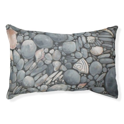 Beach Stones Shells Pebbles Rocks Painting Art Pet Bed