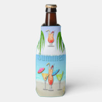 Beach Summer Cocktails Bottle Cooler