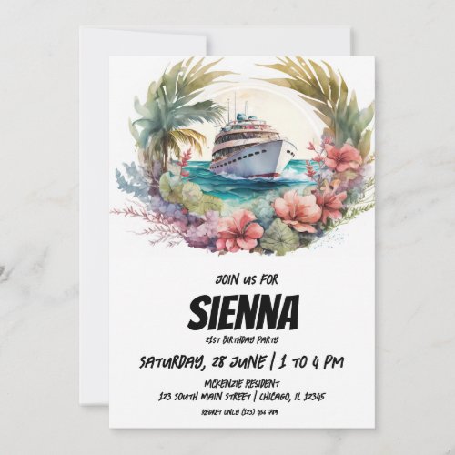 Beach Summer Party Invitation