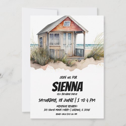 Beach Summer Party Invitation