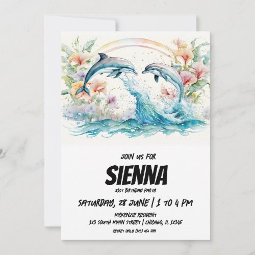 Beach Summer Party Invitation