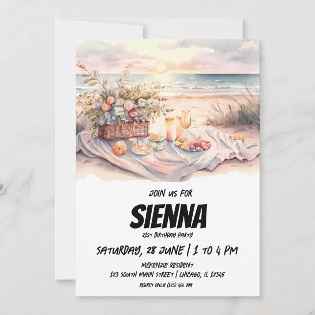 Beach Summer Party Invitation | Zazzle
