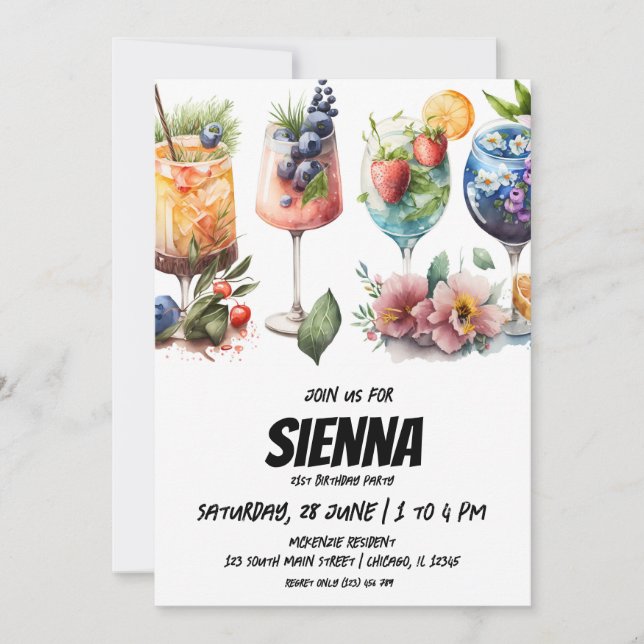 Beach Summer Party Invitation (Front)