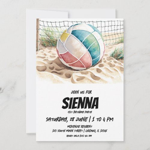 Beach Summer Party Invitation