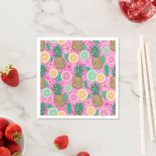 Beach Summer Pattern  Napkins (Insitu)