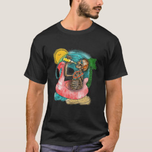 Beach Summer Time Skeleton T-Shirt