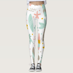 Beach Summer vibes Leggings