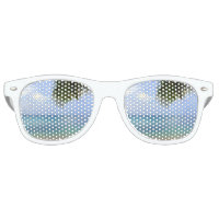 Beach Sunglasses | Watercolor Ombre Retro Shades