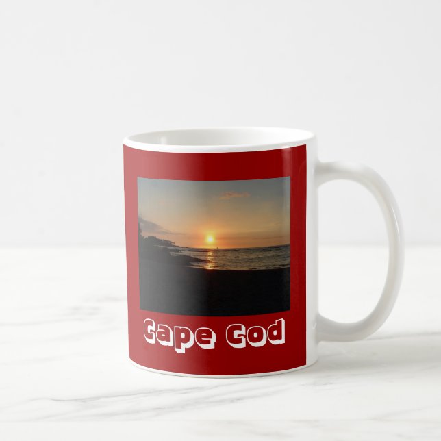 Beach Sunrise Cape Cod Massachusetts Coffee Mug (Right)