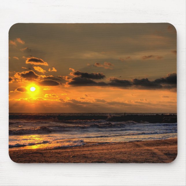 Beach Sunrise Mouse Pad (Front)