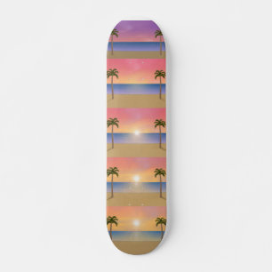 Beach Sunrise Sequence: Custom Skateboard Deck