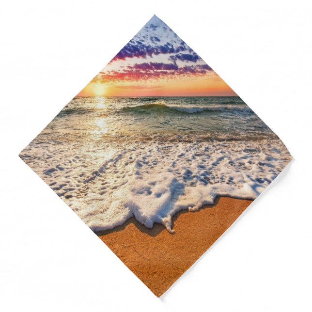 Beach Sunset Bandana (Front)
