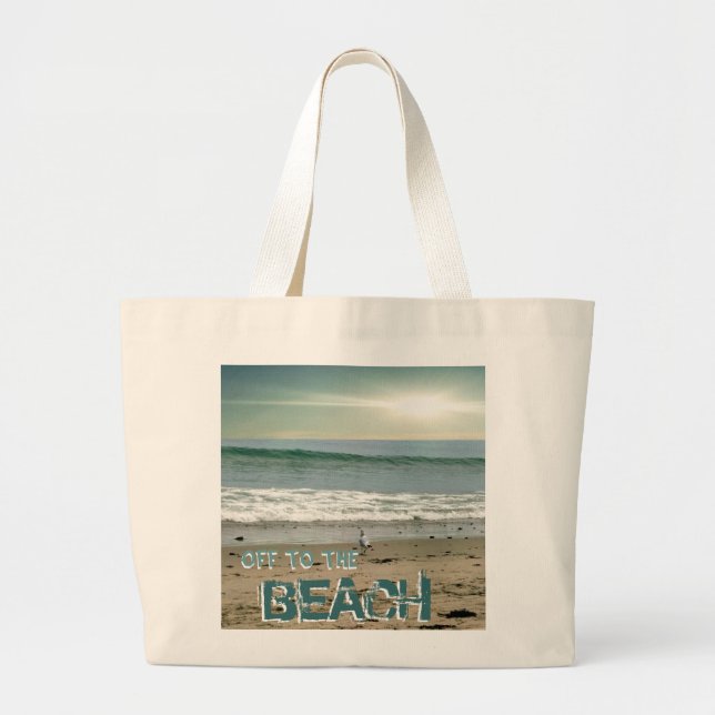 Beach Sunset Beach Bag (Front)