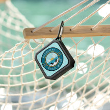 Beach Sunset Emblem Bluetooth Speaker