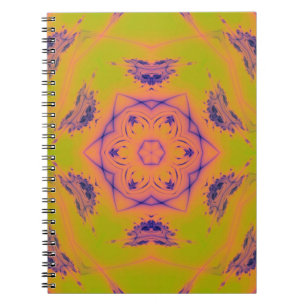 Beach Sunset Gradient Contrast Mandela Notebook