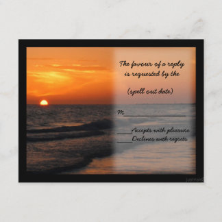 beach sunset ii rsvp