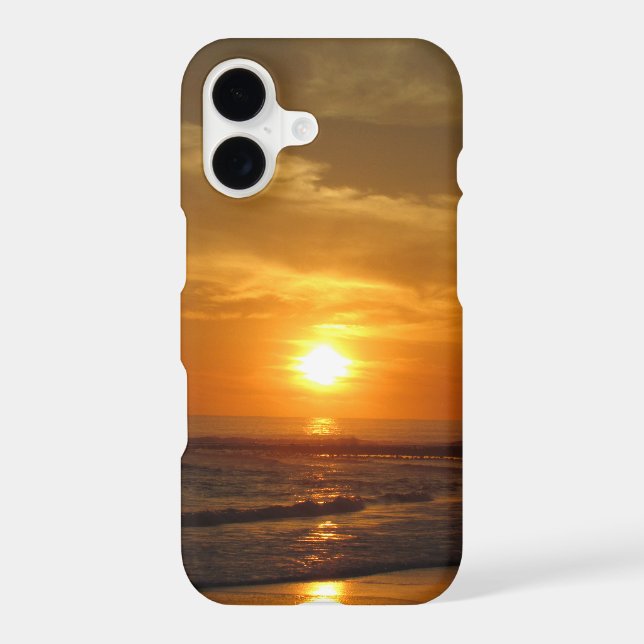 beach sunset iphone case (Back)
