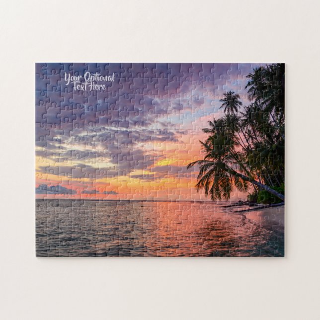 Beach Sunset Jigsaw Puzzle (Horizontal)