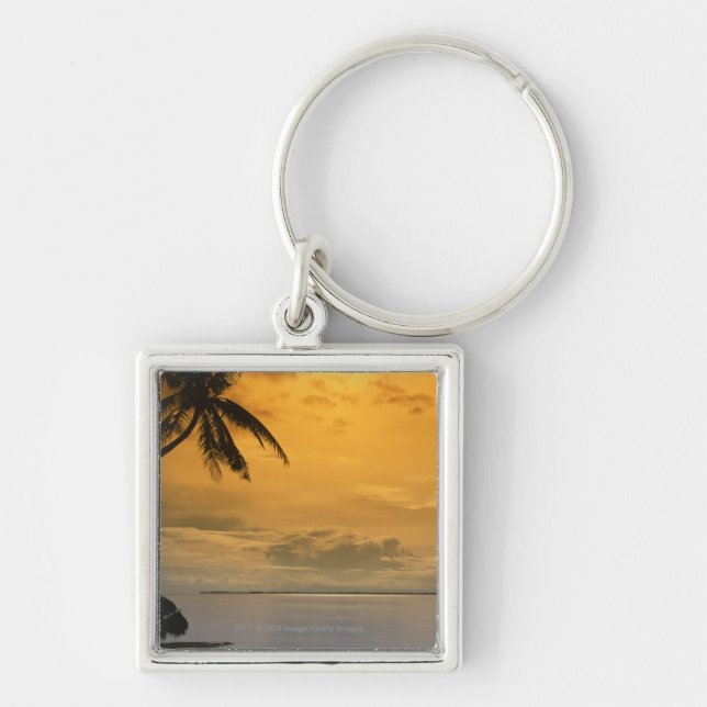 Beach sunset keychain (Front)