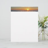 Beach Sunset Letterhead (Standing Front)