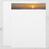 Beach Sunset Letterhead (Front/Back)