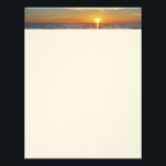 Beach Sunset Letterhead<br><div class="desc">tropical beach sunset</div>