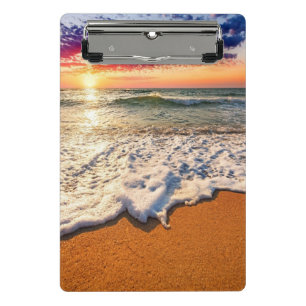 Beach Sunset Mini Clipboard