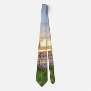 Beach Sunset Neck Tie