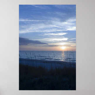 Beach Sunset Poster