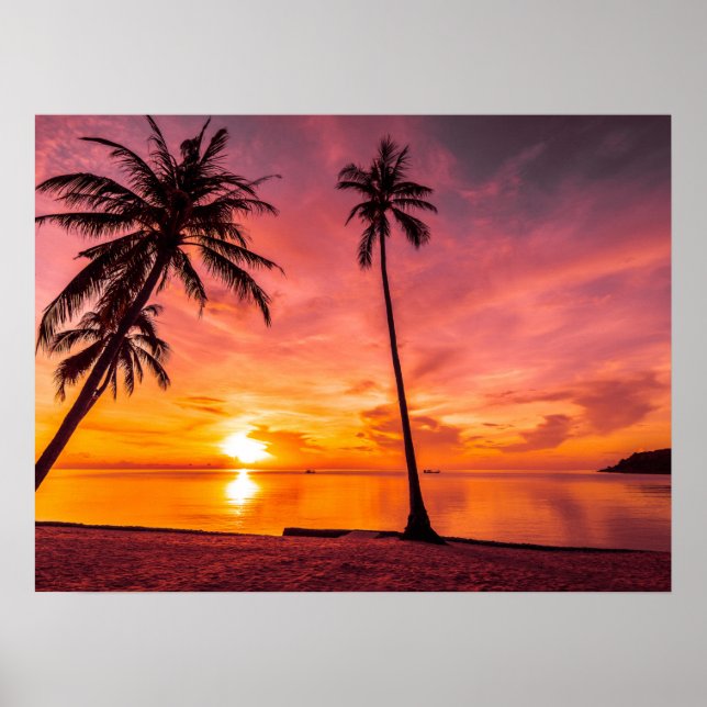 Beach Sunset posters (Front)