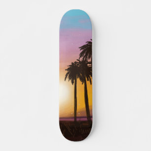 Beach Sunset Skies Skateboard