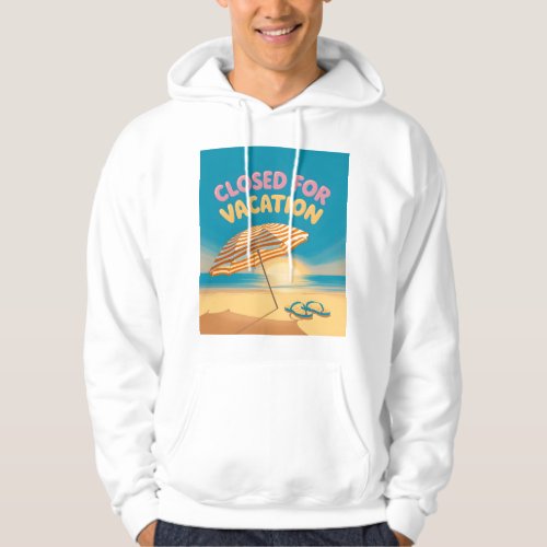 Beach Sunset Vacation Mode Graphic Hoodie