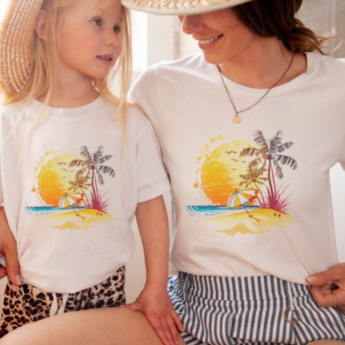 Beach Sunshine Holidays T_Shirt