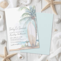 Beach Surf Baby On Board Summer Baby Shower