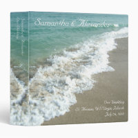 Beach Surf Destination /Cruise Wedding 1.5" Binder