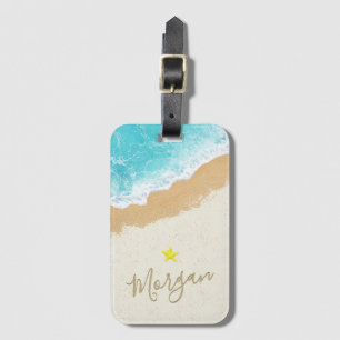 Beach Surf Luggage Tag